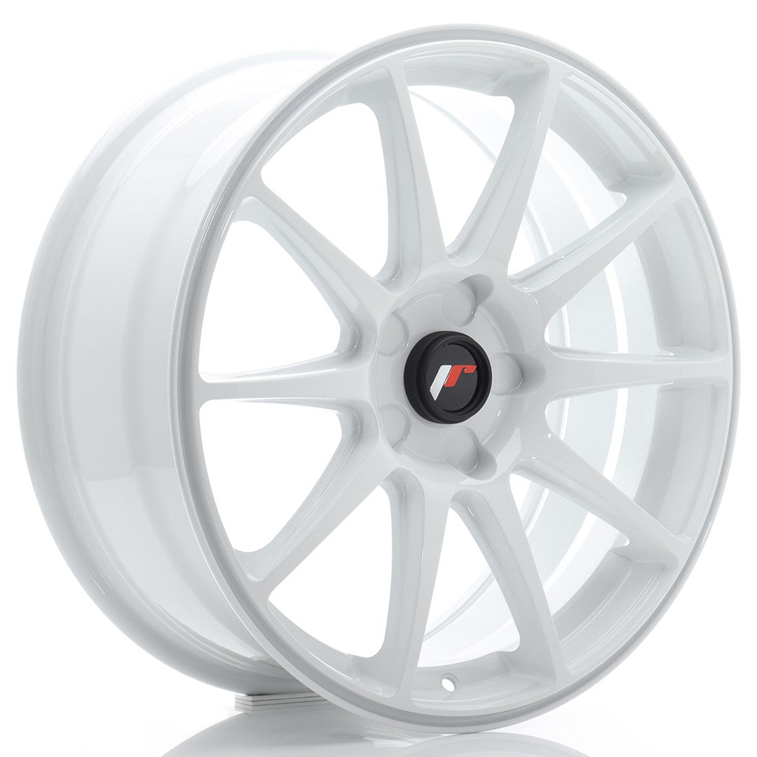 Japan Racing JR Wheels JR11 18x7.5 ET20-40 CUSTOM PCD White