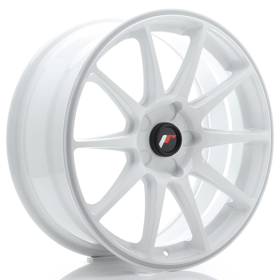 Japan Racing JR Wheels JR11 18x7.5 ET20-40 CUSTOM PCD White