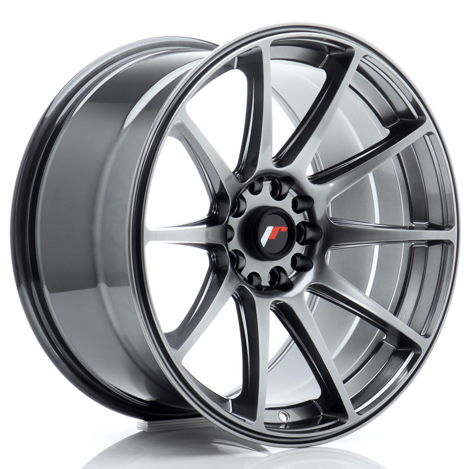Japan Racing JR Wheels JR11 18x9.5 ET22 5x114.3 5x120 Hyper Black