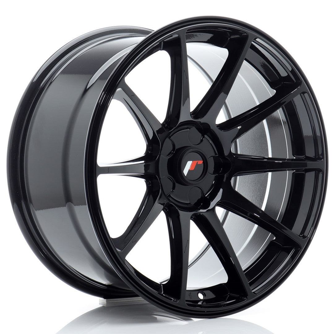 Japan Racing JR Wheels JR11 18x9.5 ET20-30 CUSTOM PCD Black