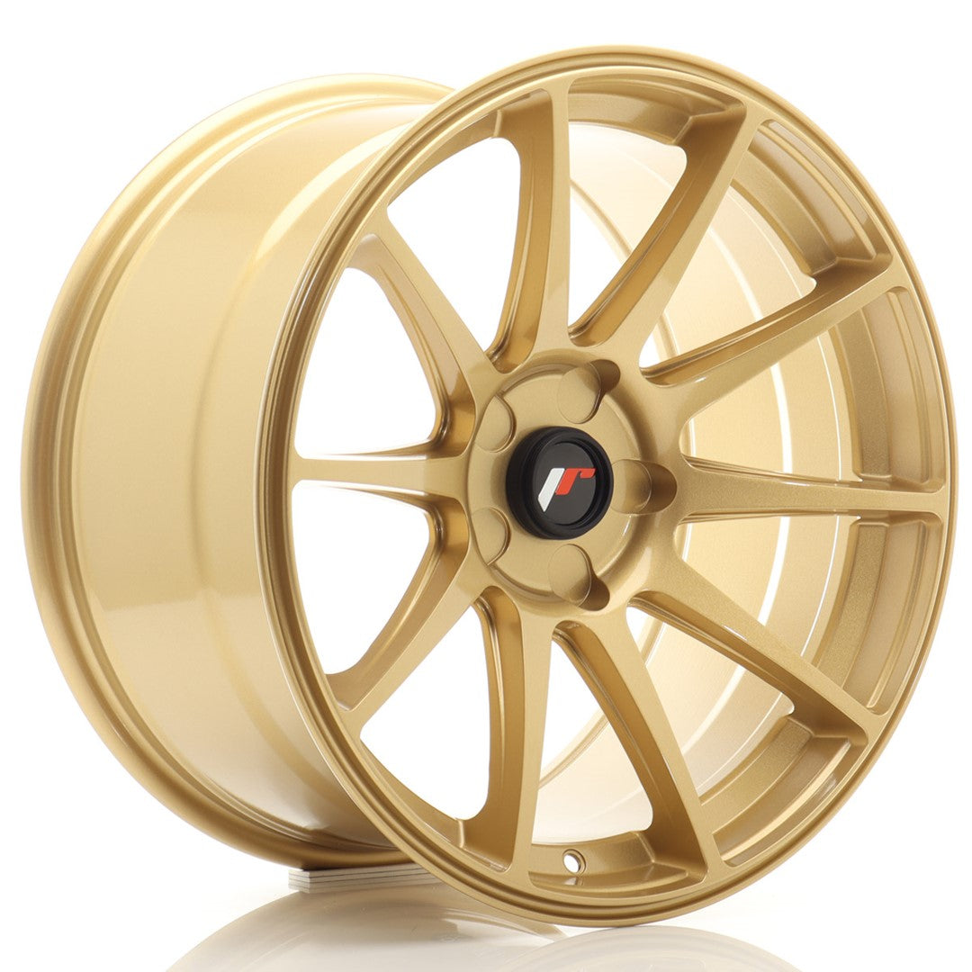 Japan Racing JR Wheels JR11 18x9.5 ET20-30 CUSTOM PCD Gold