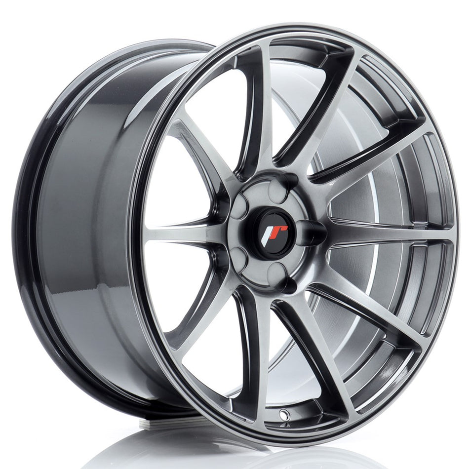 Japan Racing JR Wheels JR11 18x9.5 ET20-30 CUSTOM PCD Hyper Black