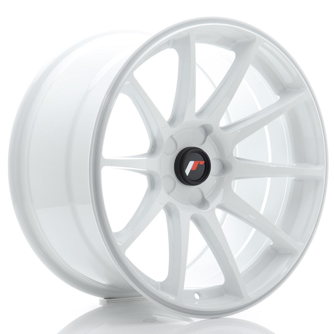 Japan Racing JR Wheels JR11 18x9.5 ET20-30 CUSTOM PCD White