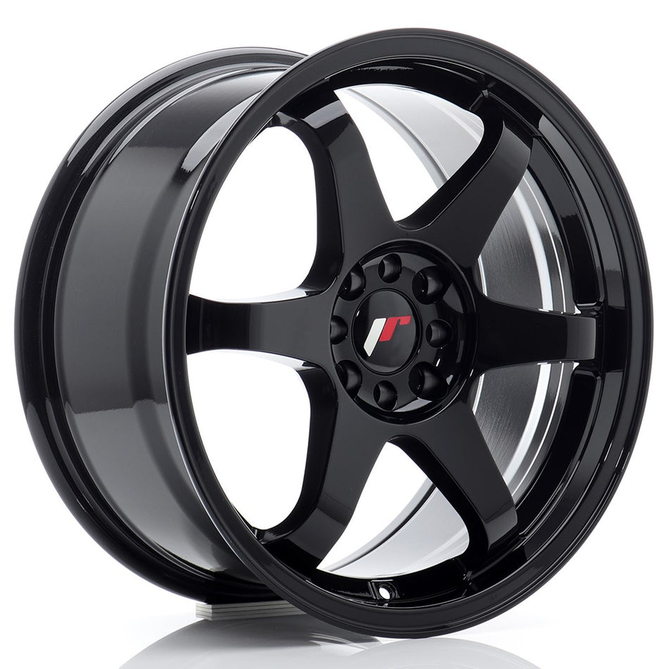 Japan Racing JR Wheels JR3 17x8 ET25 4x100 4x108 Black