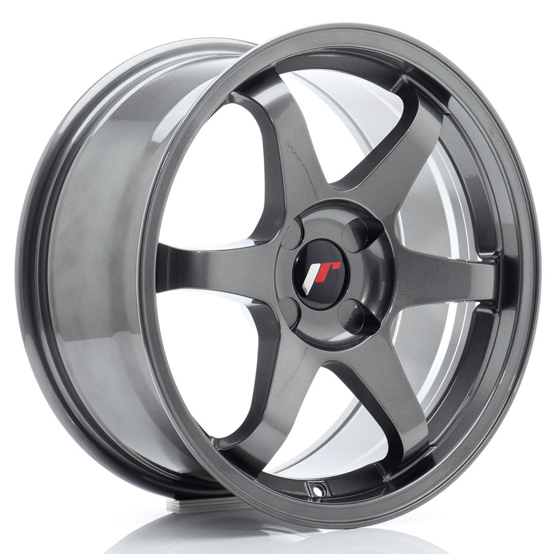 Japan Racing JR Wheels JR3 17x8 ET20-35 CUSTOM PCD Gun metal