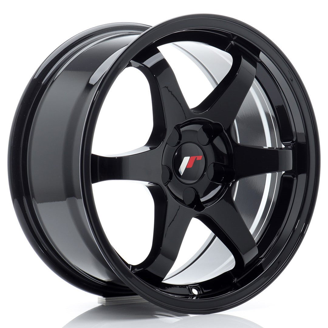Japan Racing JR Wheels JR3 17x8 ET20-35 CUSTOM PCD Black