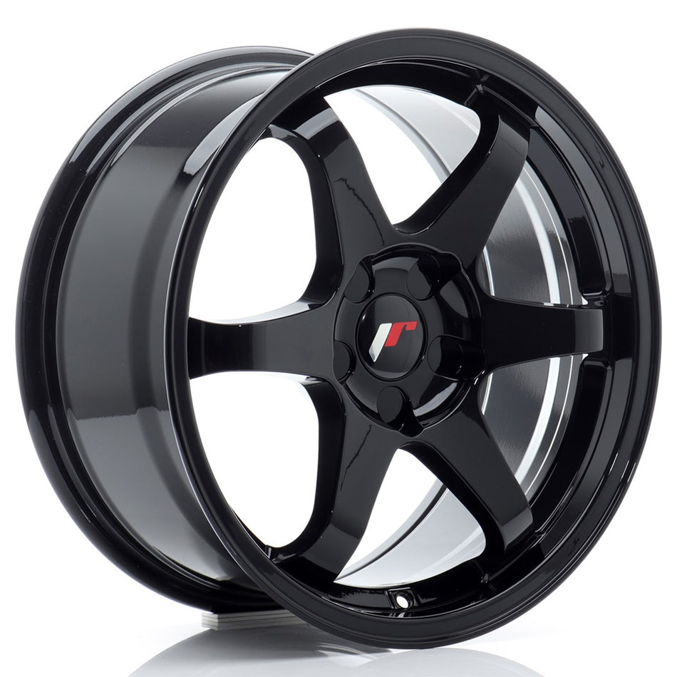 Japan Racing JR Wheels JR3 17x8 ET20-35 CUSTOM PCD Black