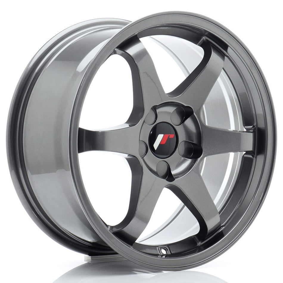 Japan Racing JR Wheels JR3 17x8 ET20-35 CUSTOM PCD Gun metal