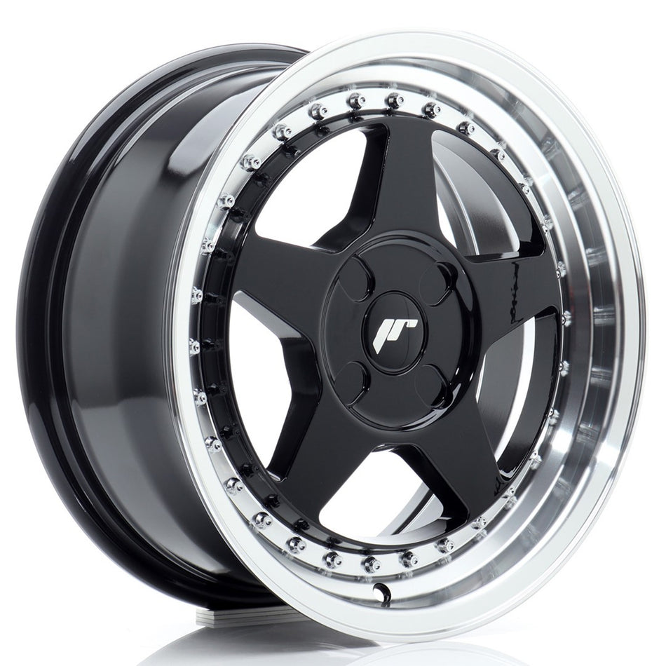 Japan Racing JR Wheels JR6 16x7 ET20-35 CUSTOM PCD Black