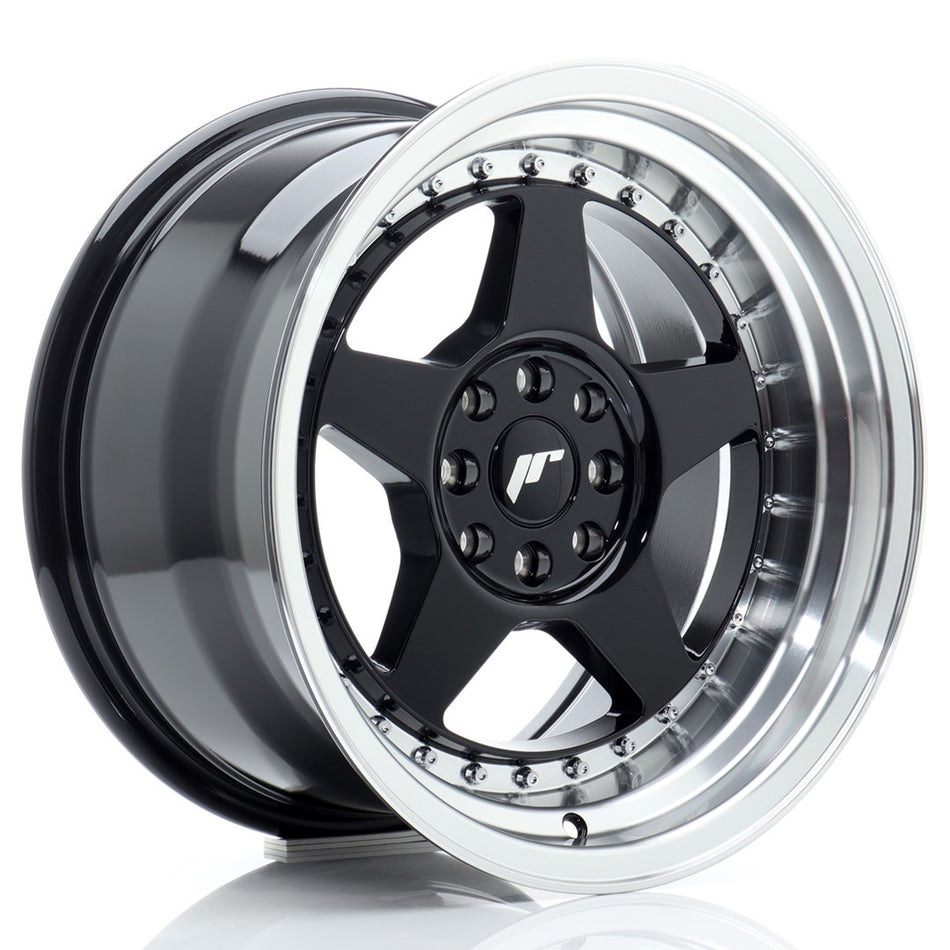 Japan Racing JR Wheels JR6 16x9 ET20 4x100 4x108 Black