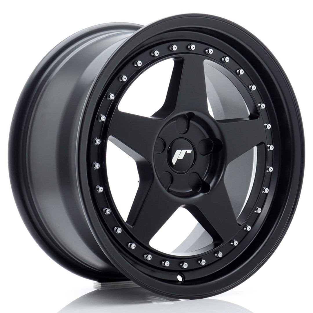 Japan Racing JR Wheels JR6 17x8 ET20-35 CUSTOM PCD Black