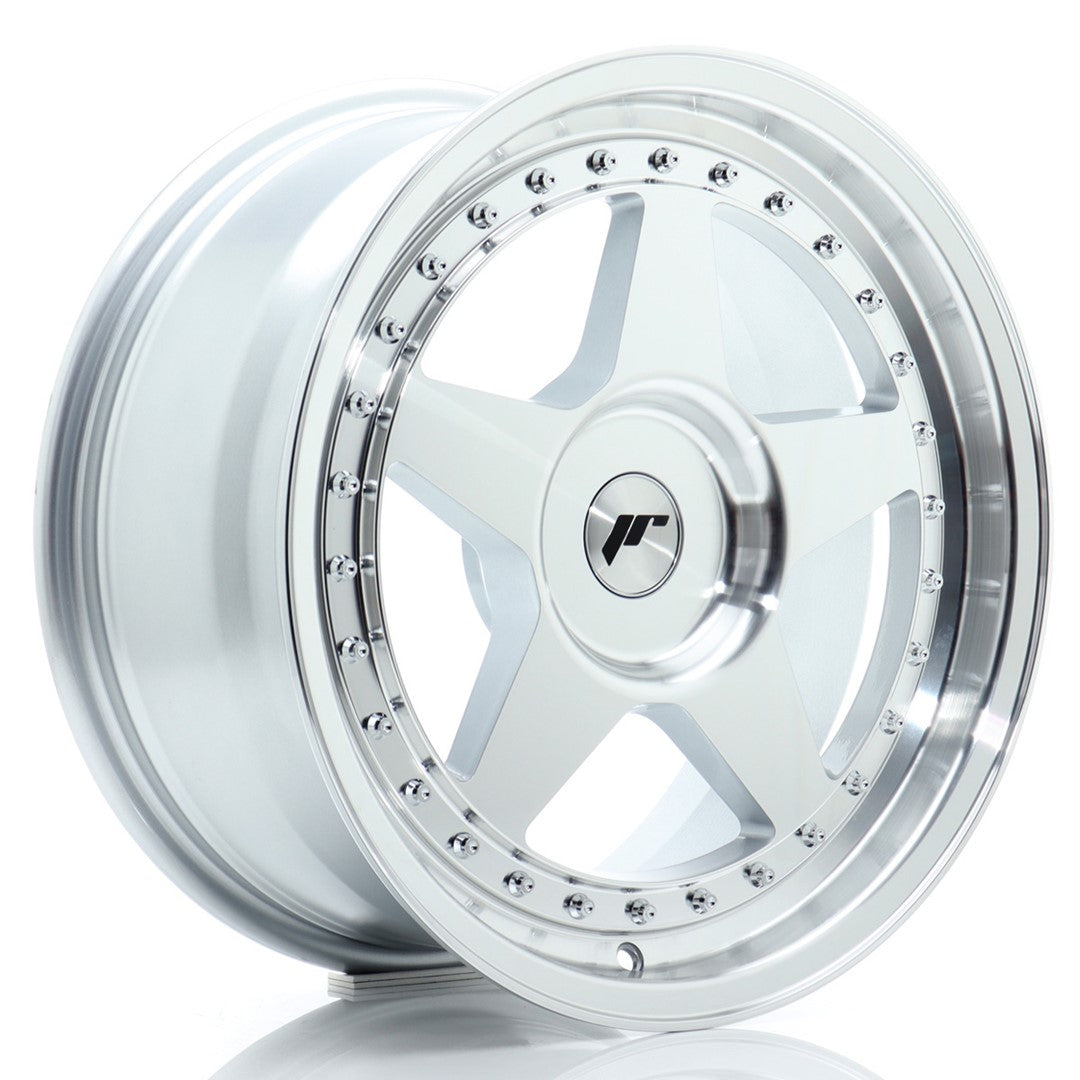 Japan Racing JR Wheels JR6 17x8 ET20-35 CUSTOM PCD Silver