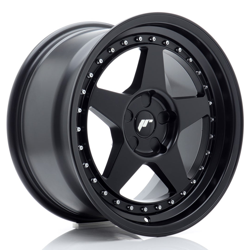 Japan Racing JR Wheels JR6 17x9 ET20-35 CUSTOM PCD Black