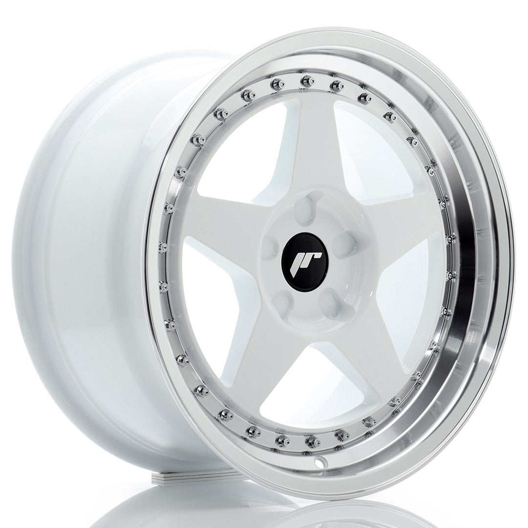 Japan Racing JR Wheels JR6 17x9 ET20-35 CUSTOM PCD White
