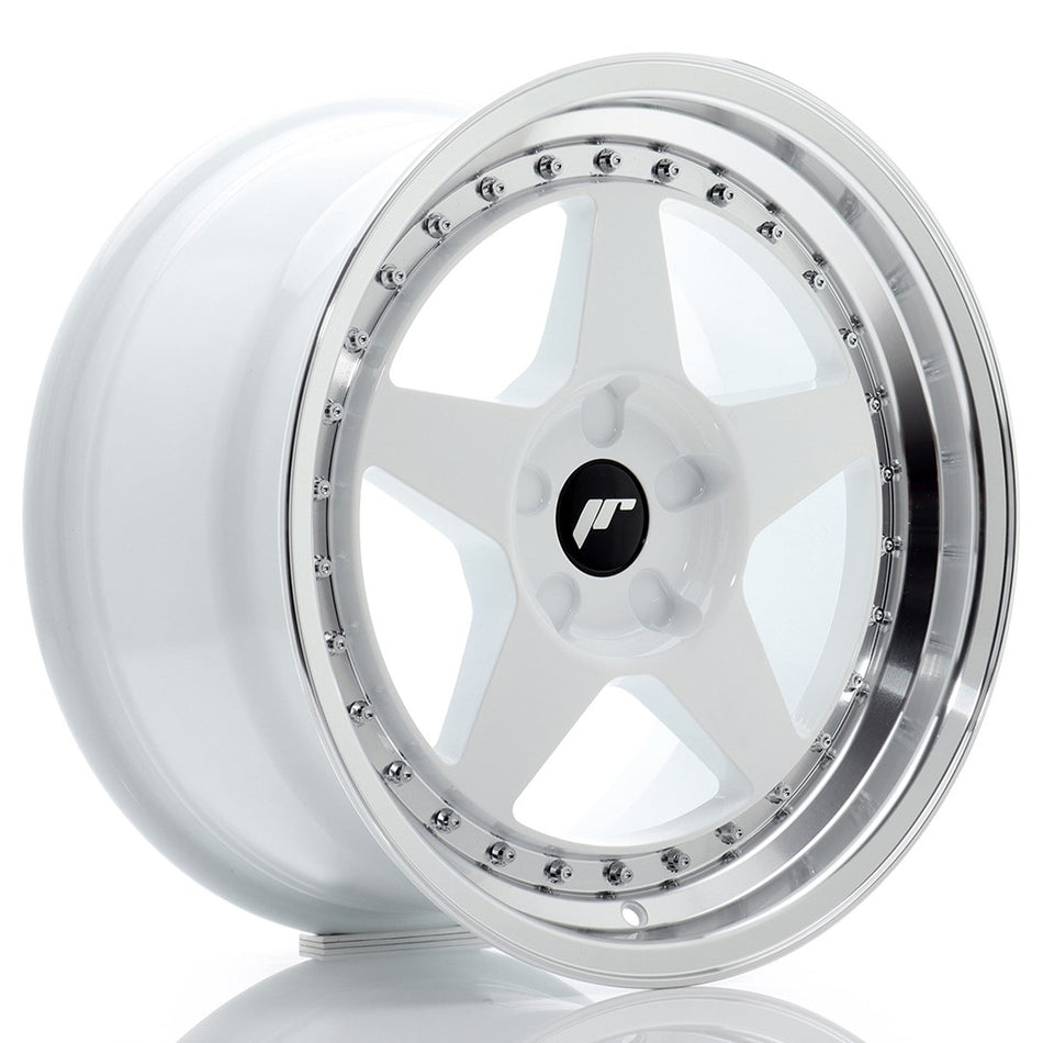 Japan Racing JR Wheels JR6 17x9 ET20-35 CUSTOM PCD White