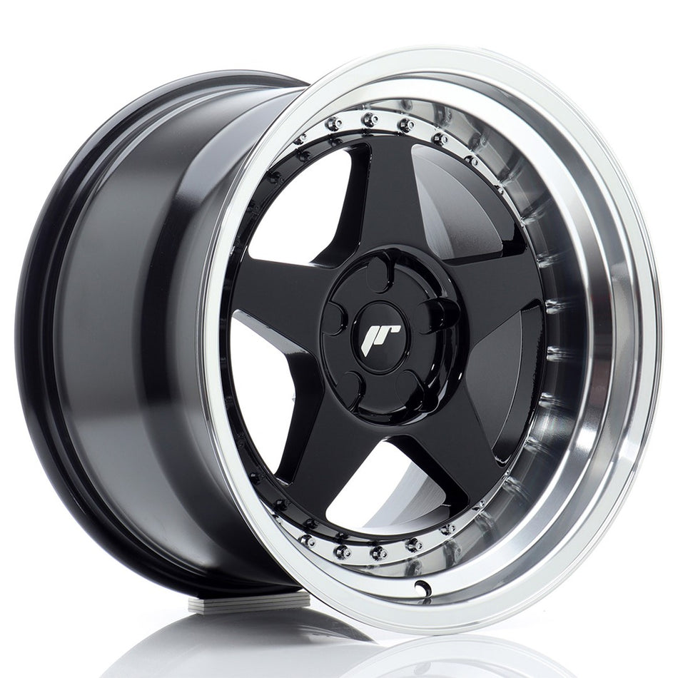 Japan Racing JR Wheels JR6 17x10 ET0-20 CUSTOM PCD Black