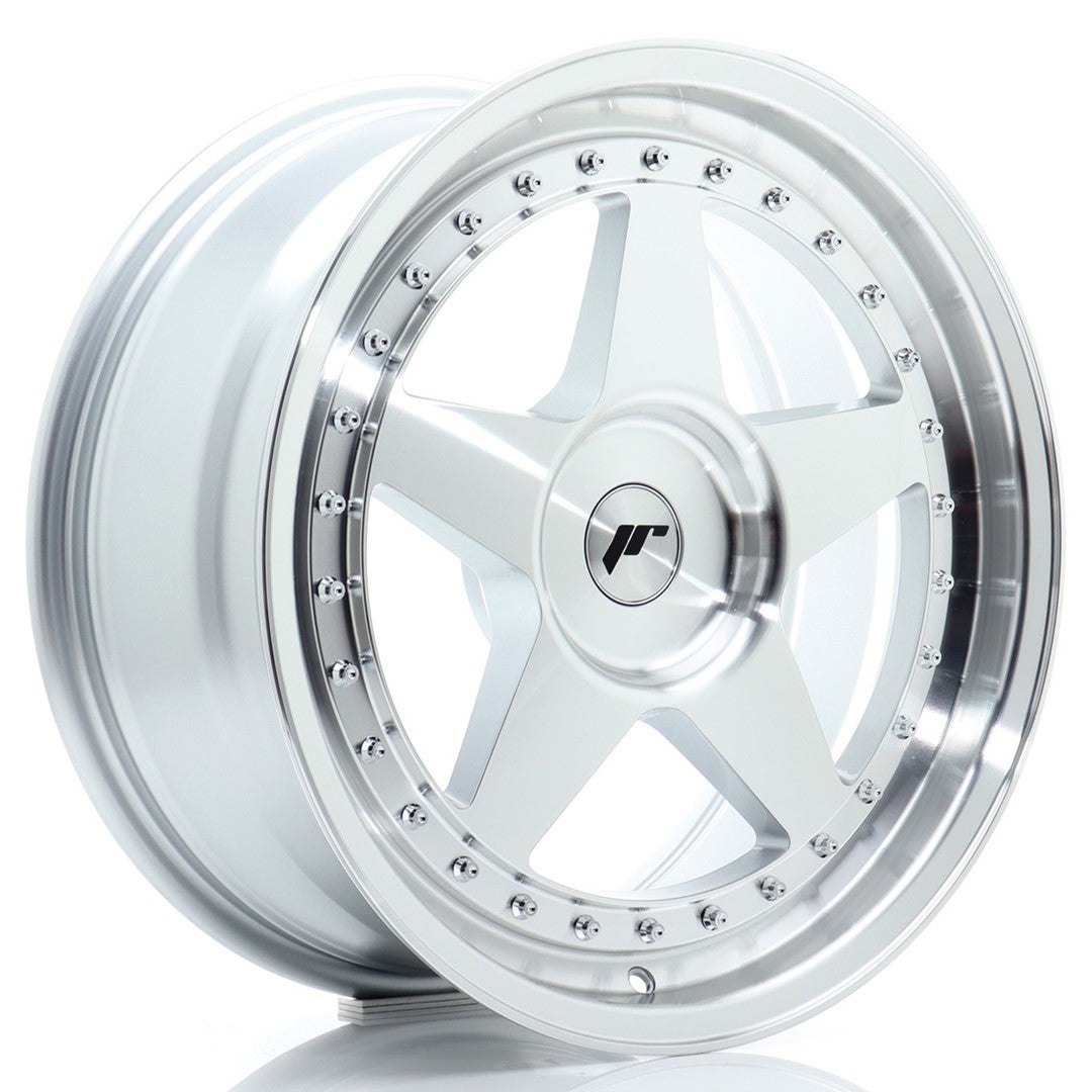 Japan Racing JR Wheels JR6 18x8 ET20-35 CUSTOM PCD Silver