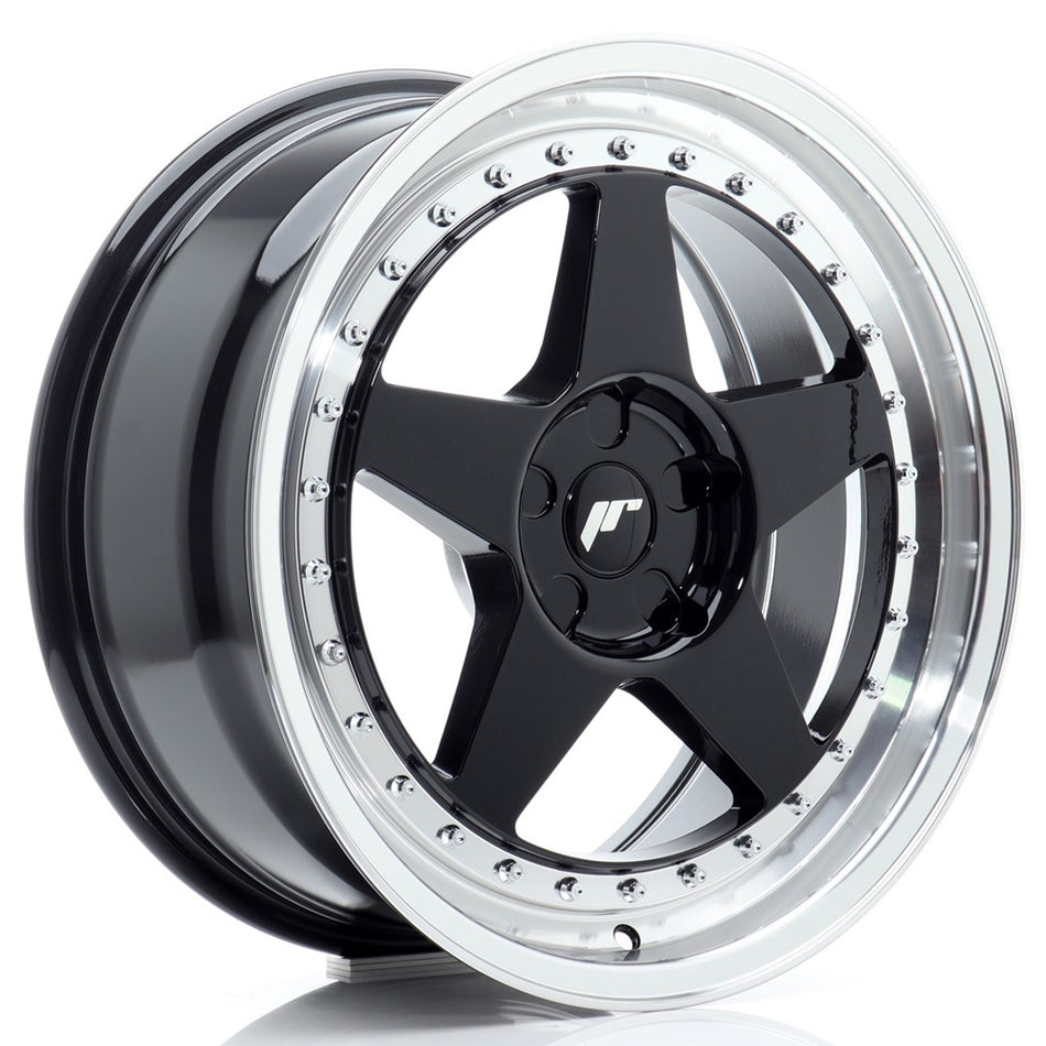Japan Racing JR Wheels JR6 18x8.5 ET20-40 CUSTOM PCD Black