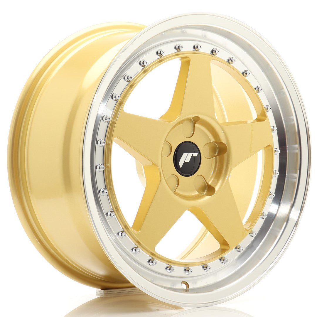 Japan Racing JR Wheels JR6 18x8.5 ET20-40 CUSTOM PCD Gold
