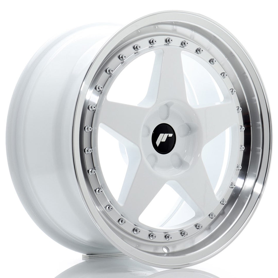 Japan Racing JR Wheels JR6 18x8.5 ET20-40 CUSTOM PCD White