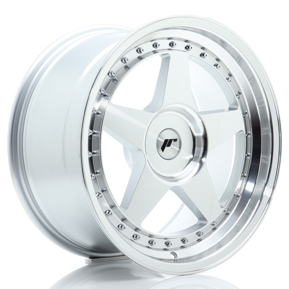 Japan Racing JR Wheels JR6 18x9 ET20-35 CUSTOM PCD Silver