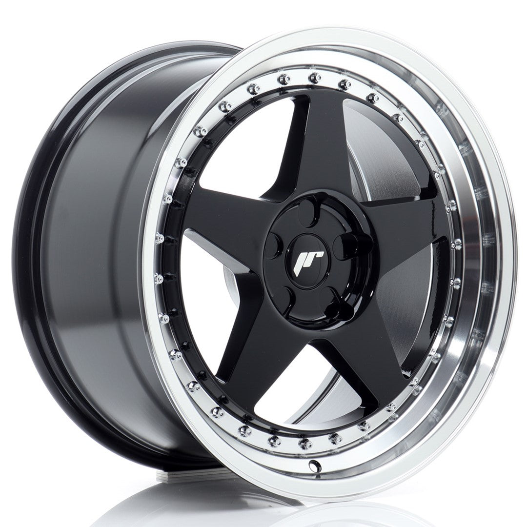 Jdm Jr6 Japan Racing JR Wheels JR6 18x9.5 ET20-40 CUSTOM PCD Black - JDM Distro ...