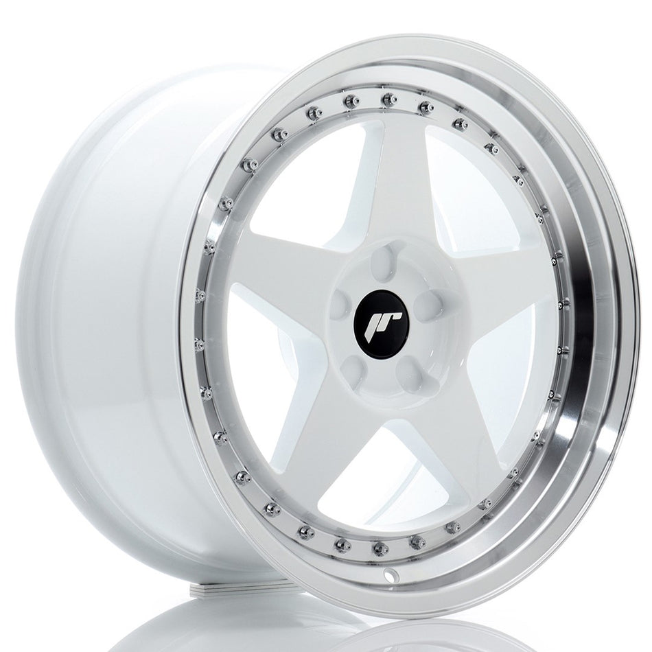 Japan Racing JR Wheels JR6 18x9.5 ET20-40 CUSTOM PCD White