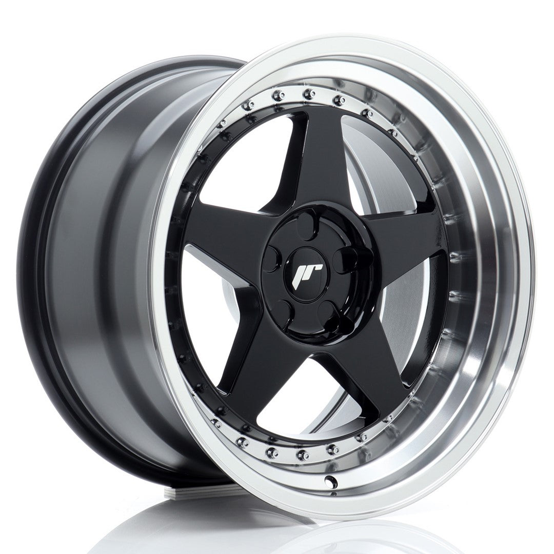 Japan Racing JR Wheels JR6 18x10 ET0-25 CUSTOM PCD Black
