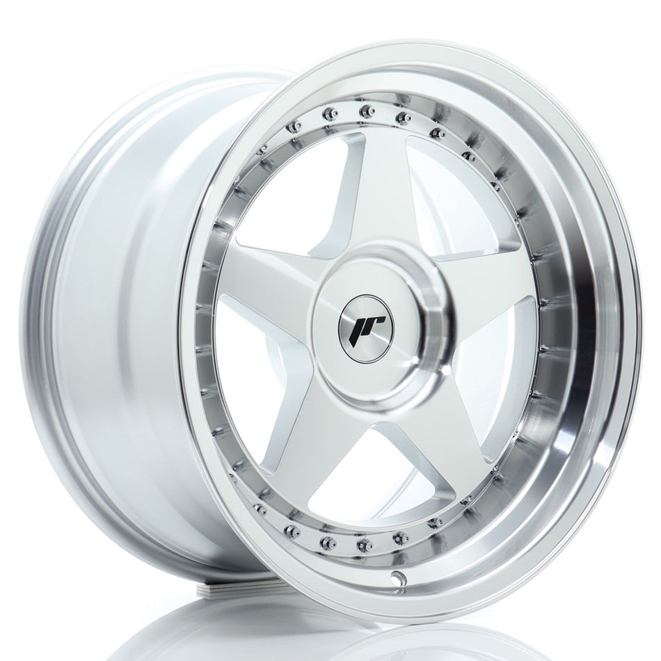 Japan Racing JR Wheels JR6 18x10 ET0-25 CUSTOM PCD Silver