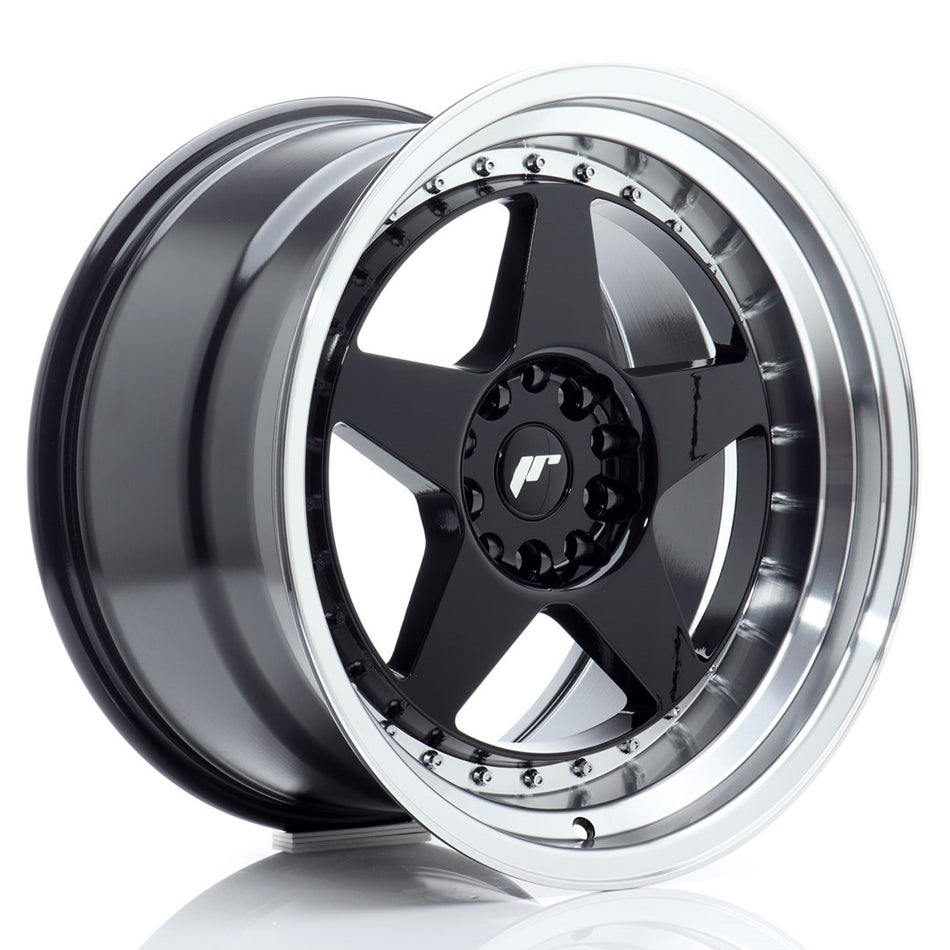 Japan Racing JR Wheels JR6 18x10.5 ET25 5x114.3 5x120 Black
