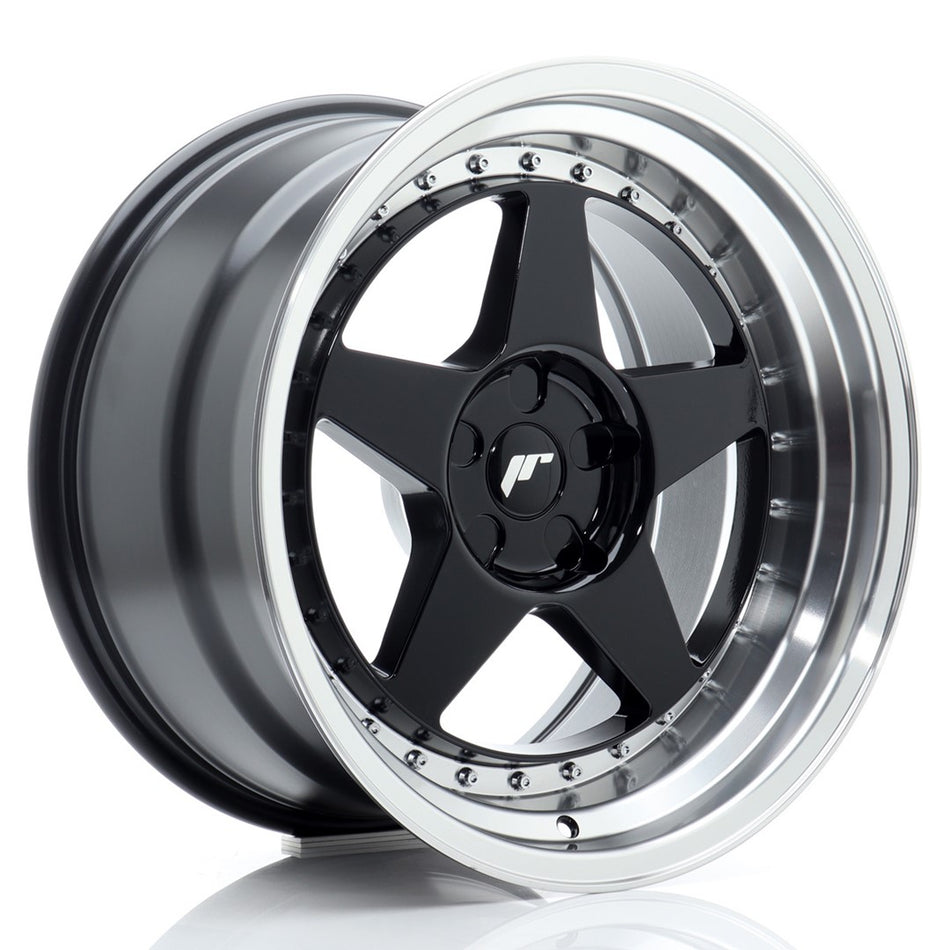 Japan Racing JR Wheels JR6 18x10.5 ET0-25 CUSTOM PCD Black