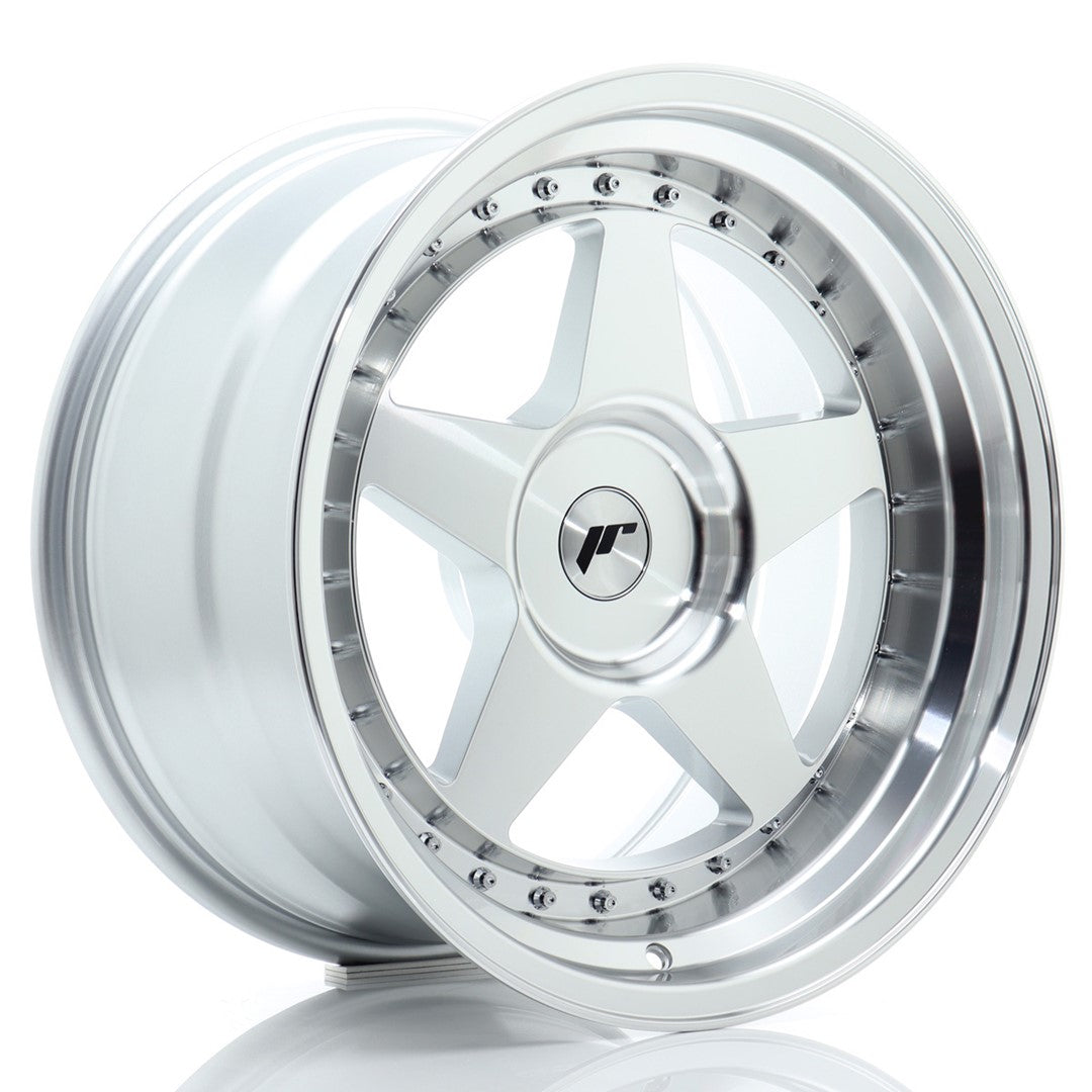 Japan Racing JR Wheels JR6 18x10.5 ET0-25 CUSTOM PCD Silver