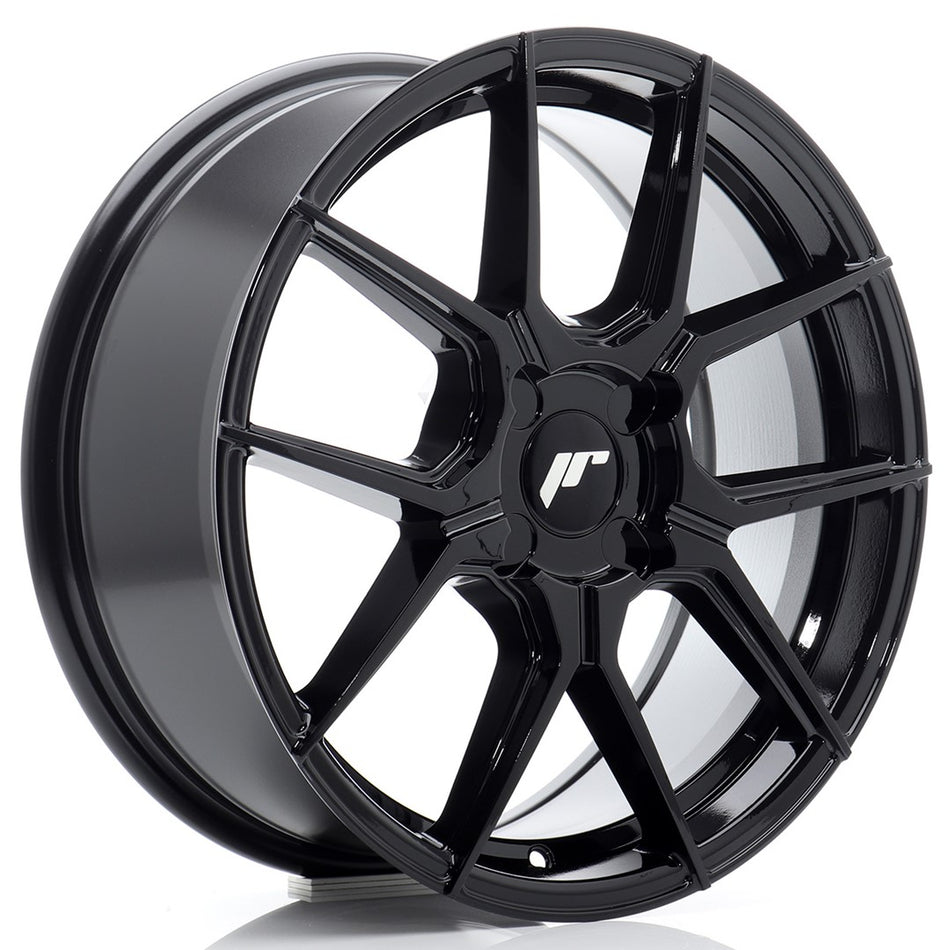 Japan Racing JR Wheels JR30 17x7 ET20-40 CUSTOM PCD Black