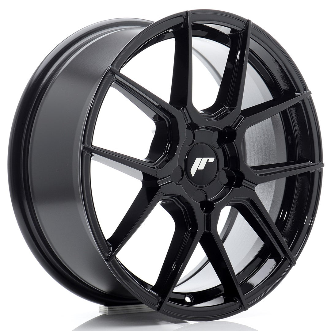 Japan Racing JR Wheels JR30 17x7 ET20-40 CUSTOM PCD Black