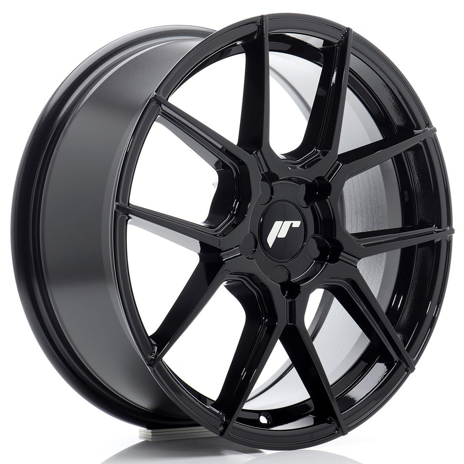 Japan Racing JR Wheels JR30 17x7 ET20-40 CUSTOM PCD Black