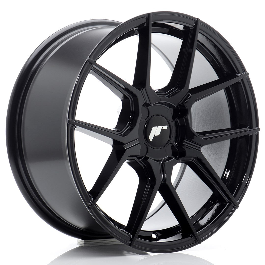 Japan Racing JR Wheels JR30 17x8 ET20-40 CUSTOM PCD Black