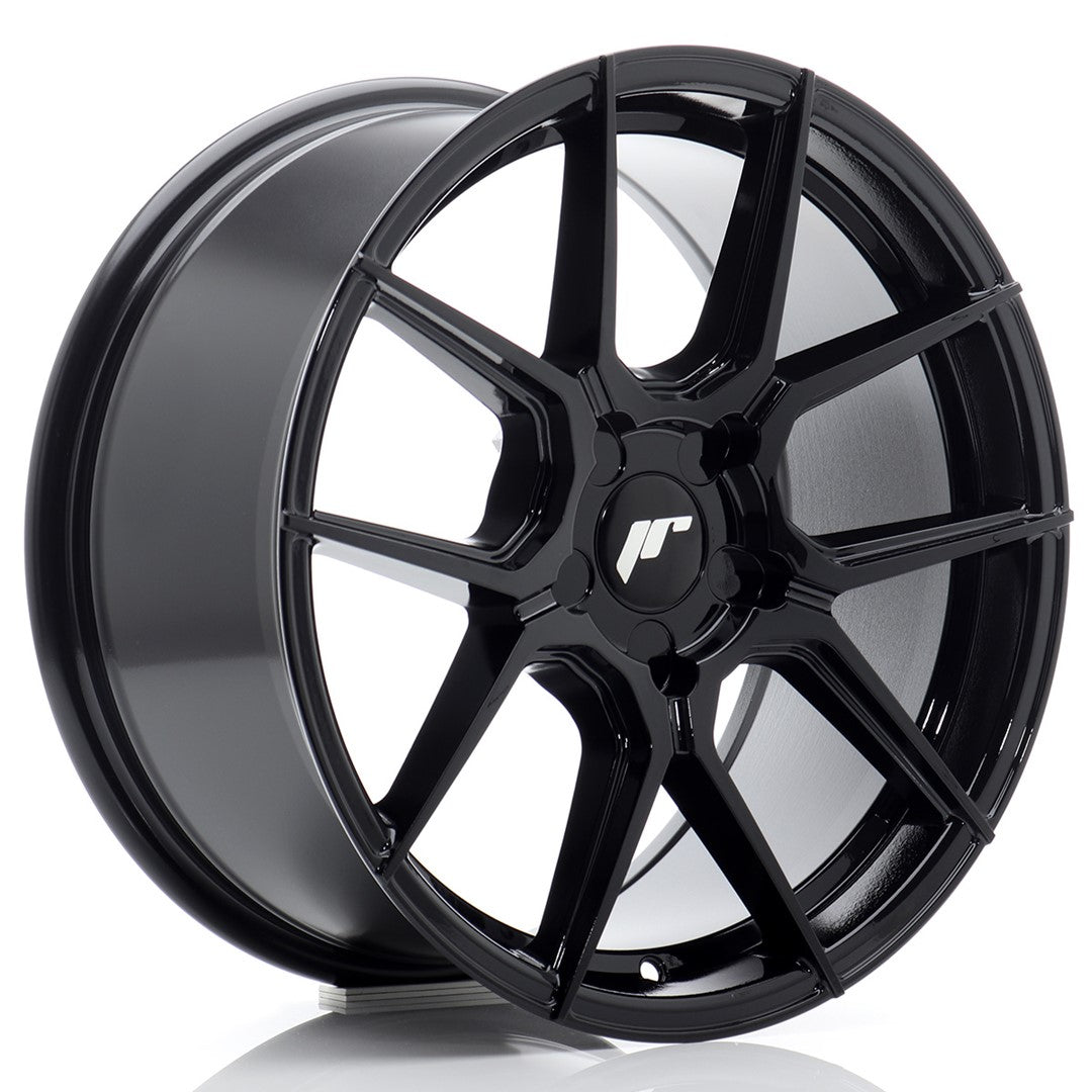 Japan Racing JR Wheels JR30 17x8 ET20-40 CUSTOM PCD Black