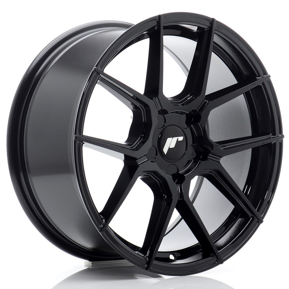 Japan Racing JR Wheels JR30 17x8 ET20-40 CUSTOM PCD Black