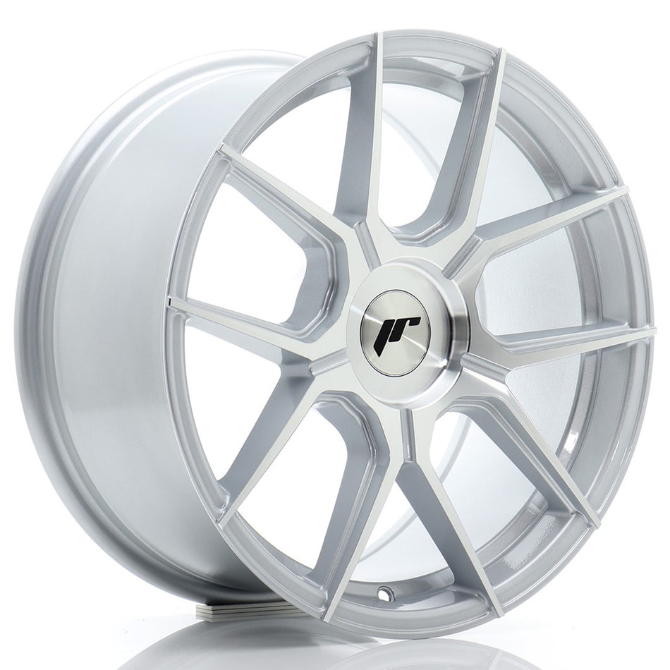 Japan Racing JR Wheels JR30 17x8 ET20-40 CUSTOM PCD Silver