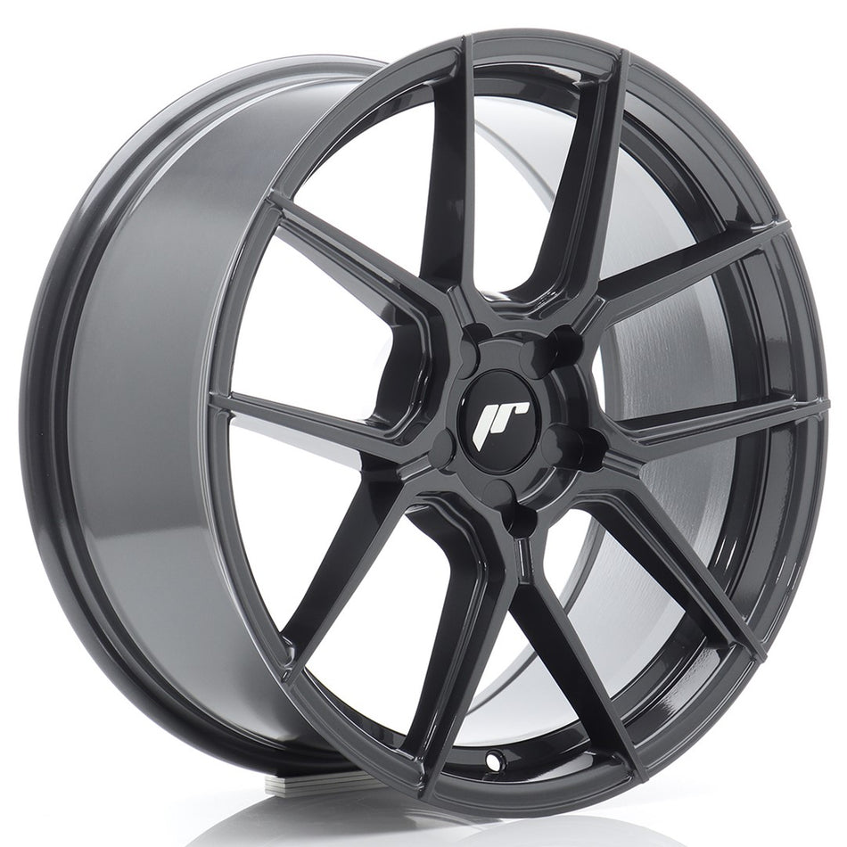Japan Racing JR Wheels JR30 18x8 ET20-40 CUSTOM PCD Hyper Gray