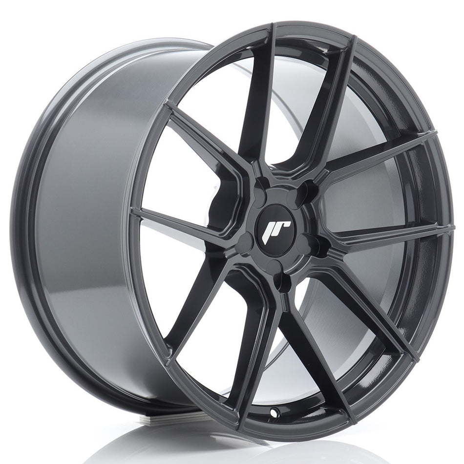 Japan Racing JR Wheels JR30 19x9 ET20-40 CUSTOM PCD Hyper Gray
