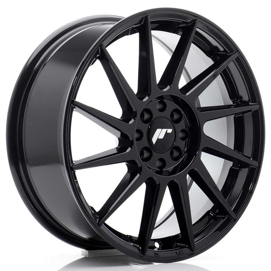 Japan Racing JR Wheels JR22 17x7 ET40 5x100 5x114.3 Black