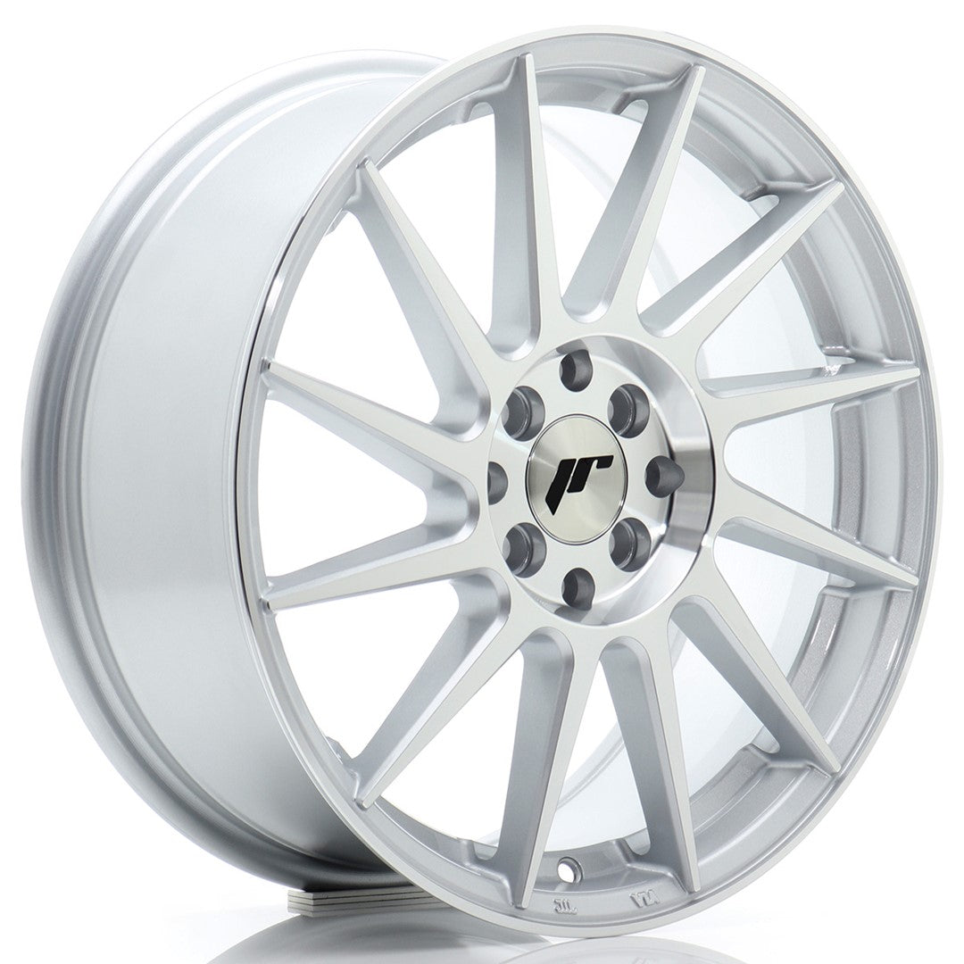 Japan Racing JR Wheels JR22 17x7 ET40 5x100 5x114.3 Silver