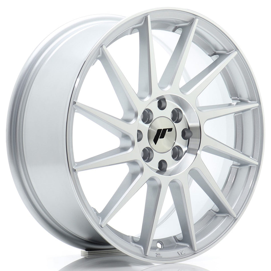 Japan Racing JR Wheels JR22 17x7 ET40 5x100 5x114.3 Silver