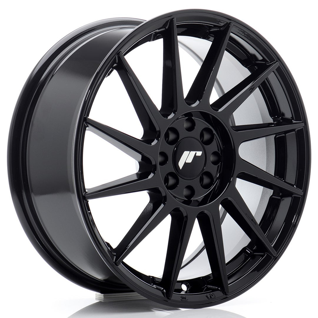 Japan Racing JR Wheels JR22 17x7 ET25 4x100 4x108 Black