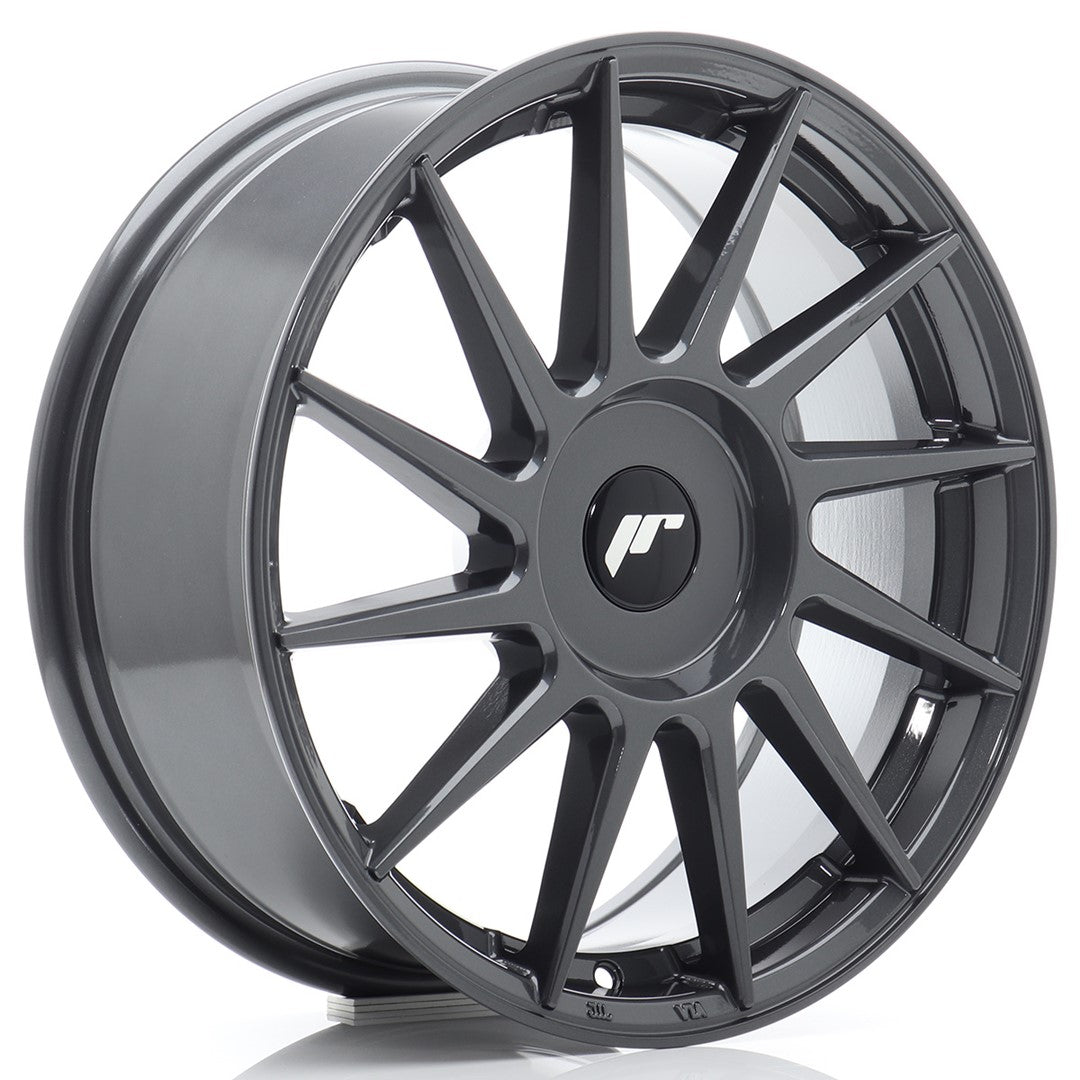 Japan Racing JR Wheels JR22 17x7 ET20-40 CUSTOM PCD Hyper Gray