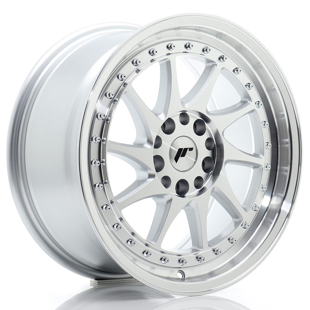 Japan Racing JR Wheels JR26 17x8 ET35 5x100 5x114.3 Silver