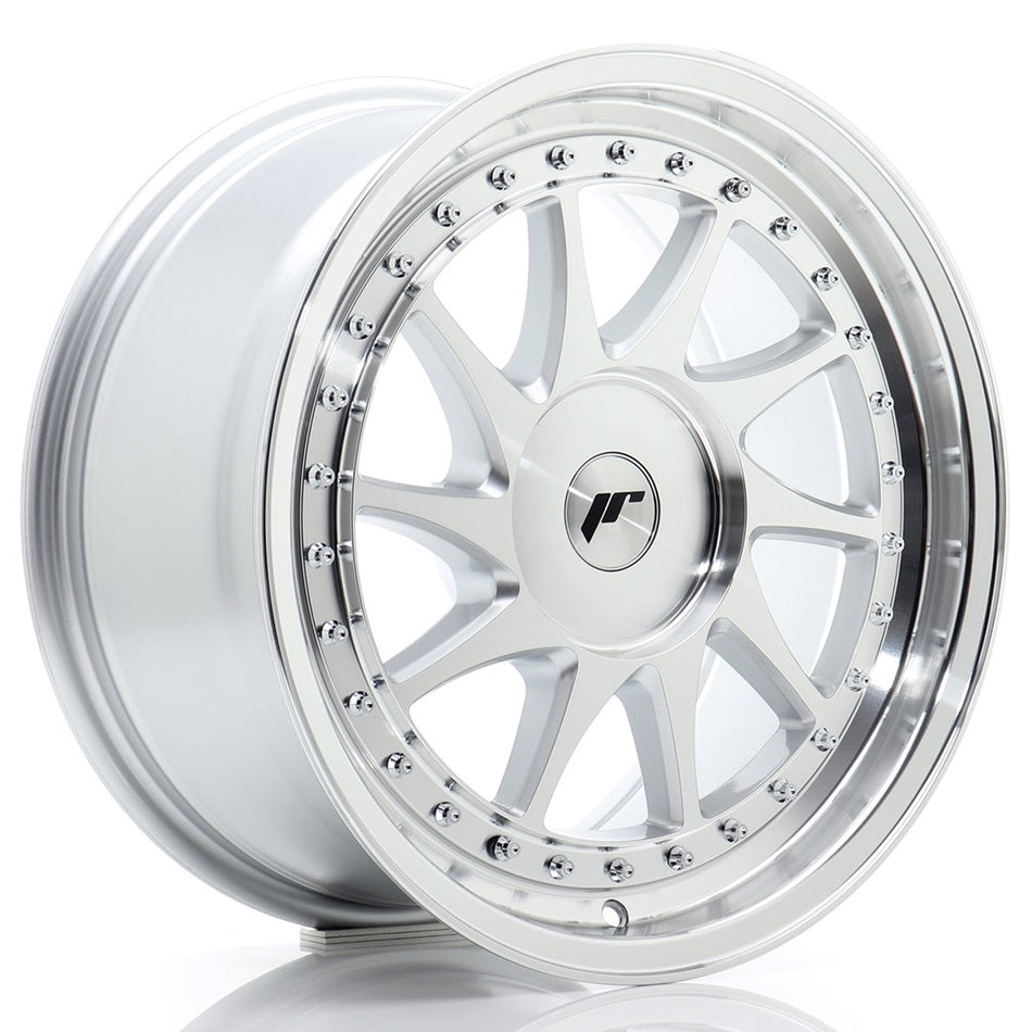 Japan Racing JR Wheels JR26 17x8 ET20-35 CUSTOM PCD Silver