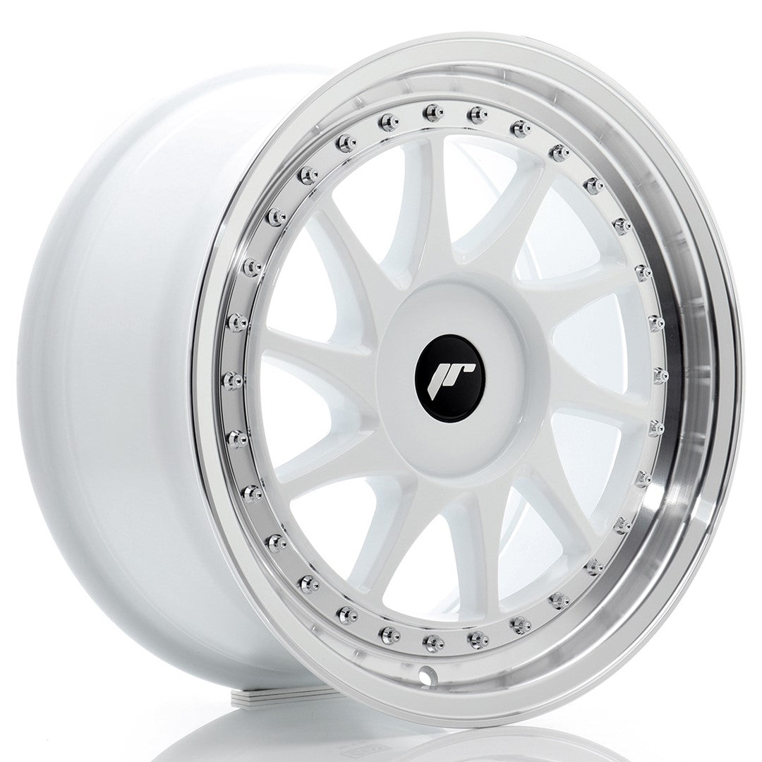 Japan Racing JR Wheels JR26 17x8 ET20-35 CUSTOM PCD White