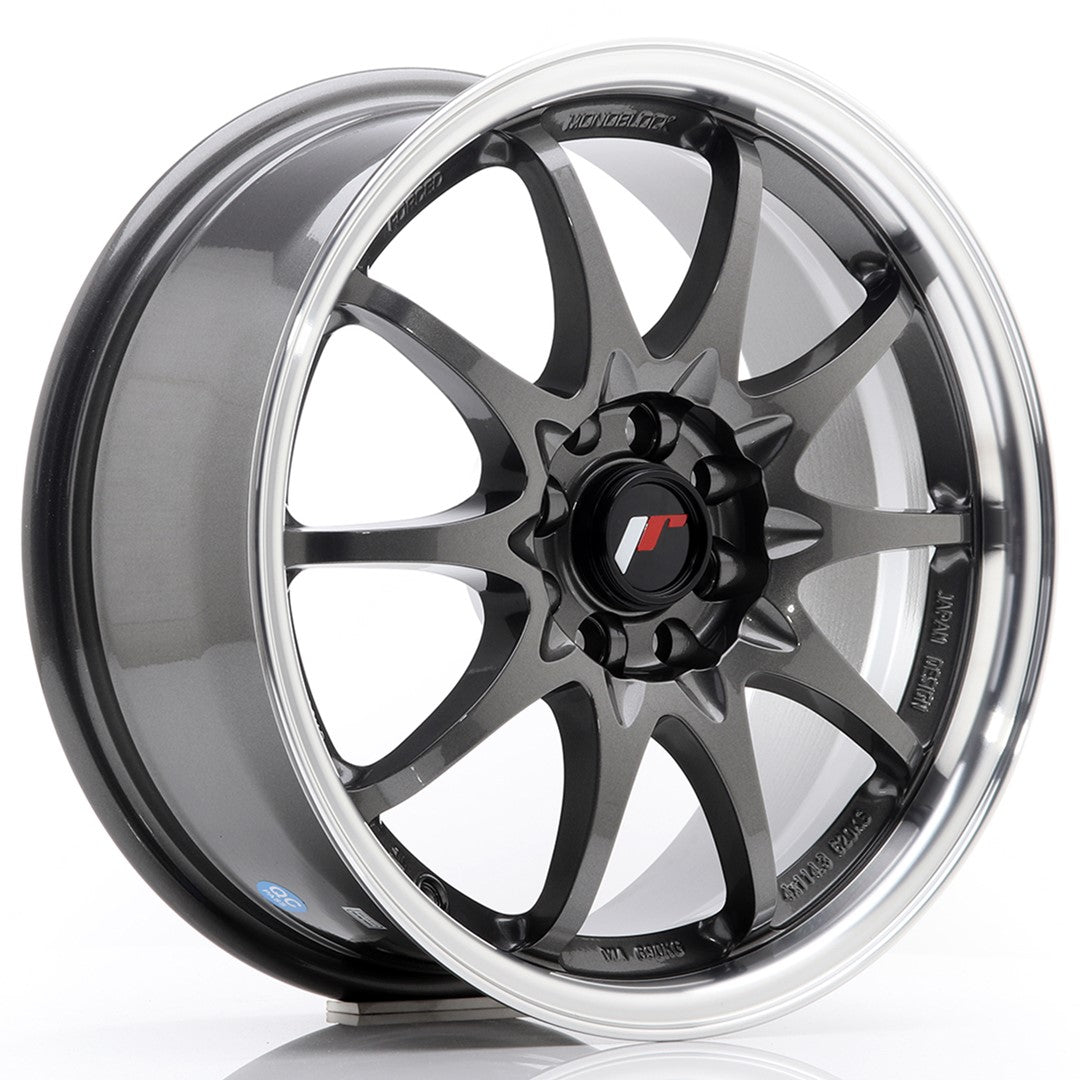 Japan Racing JR Wheels JR5 16x7 ET30 5x100 5x114.3 Gun metal